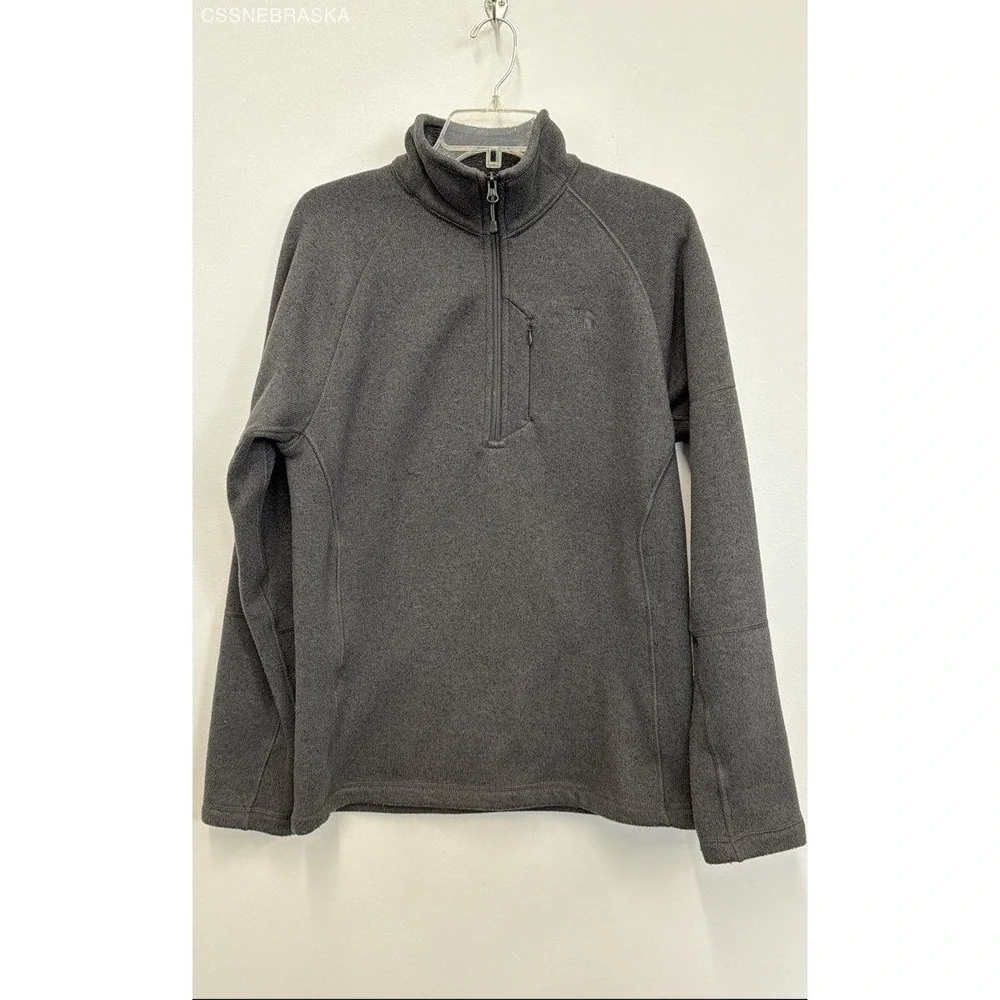 The North Face Gray‎ 1/4 zip fleece pullover - Size S/P
